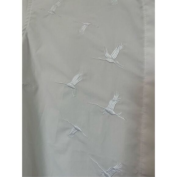 Equipment Cherine Collarless Button up Embroidered Shirt NEW - Picture 5 of 9